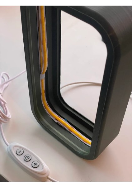 LED Işık Şeridi Için Modern Abajur modelleri