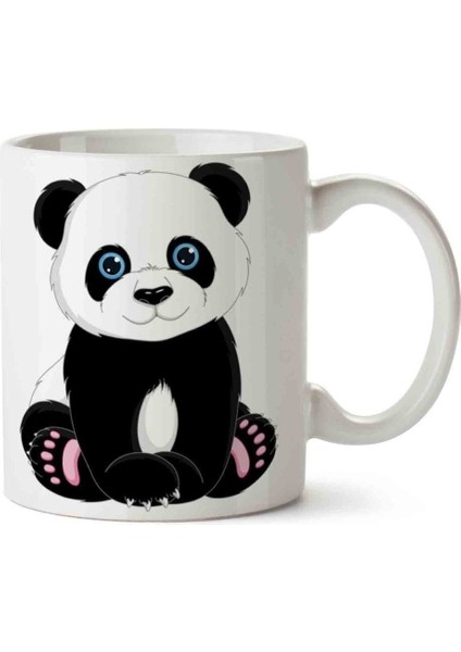 Panda Giant Cuteness Sevimli Panda Porselen Kupa Bardak
