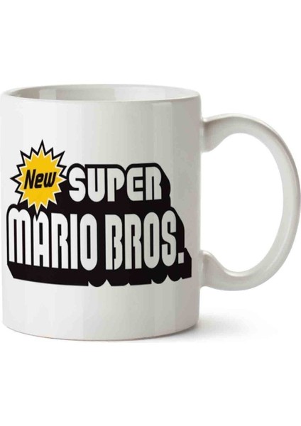 Süper Mario Bros 222 Porselen Kupa Bardak