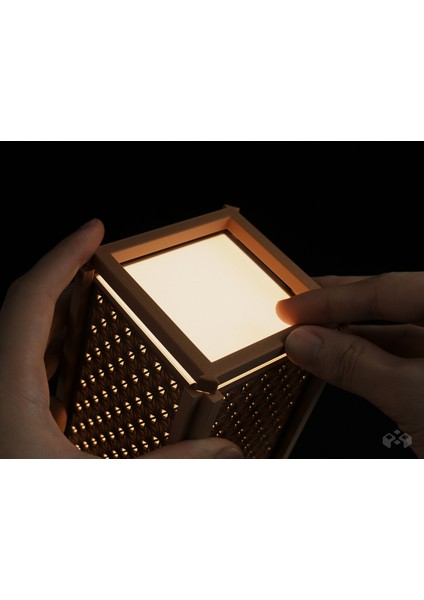 Japon Shoji Lambası - Kumiko / LED Kıt 001/ Uzun fırsatları