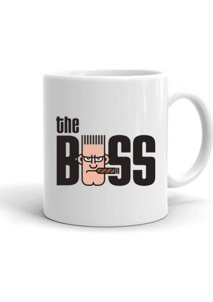 The Boss Baskılı Seramik Çay Kahve Kupa Bardak Hediyelik