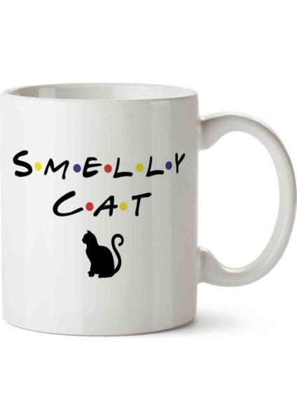 Smelly Cat Kedi Porselen Kupa Bardak