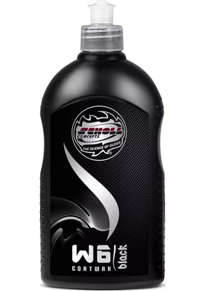 W6 Black Coatwax 500 ml