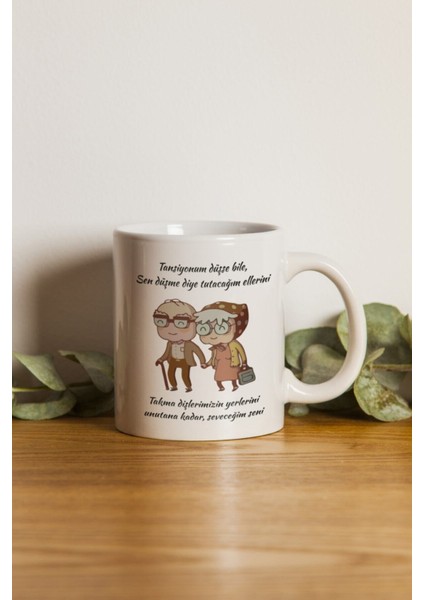 Ikra Medya - Tansiyonum Düşse Bile Sen Düşme Diye Tutacağım Motto Kupa Bardak- Makinede Yıkanabilir