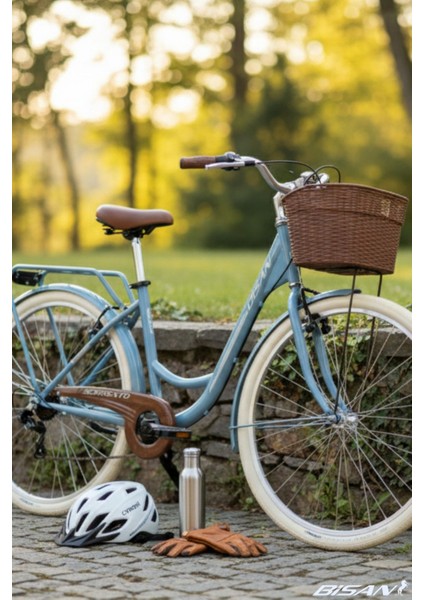 Sorrento-S Şehir Bisikleti 44 cm V 28 Jant 7 Vites Bebek Mavisi Silver fiyatları