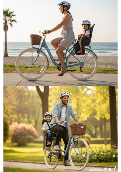 Sorrento-S Şehir Bisikleti 44 cm V 28 Jant 7 Vites Bebek Mavisi Silver modelleri