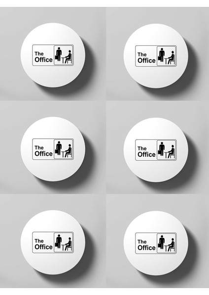 The Office - That's What She Said 6'lı Ahşap Bardak Altlığı Seti