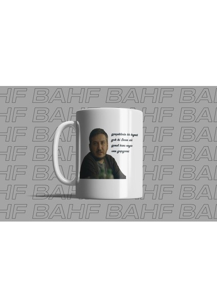Mug - Gi-Bi Di-Zisi Yılmaz Porselen Kupa Bardak