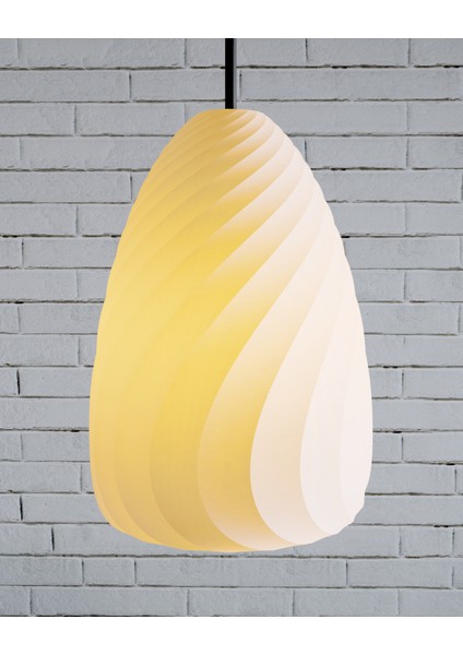 Kırışık Tavan Lambası #1 | Minimal Parametrik Tasarımlı Vazo Modeli modelleri