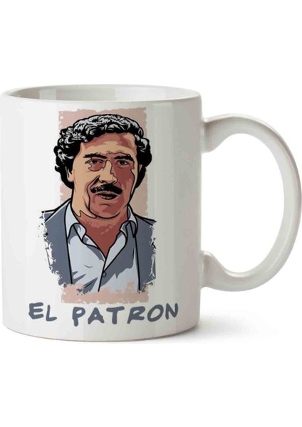 Narcos El Patron Porselen Kupa Bardak