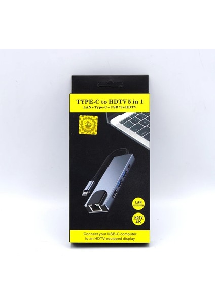 USB C 5in1 Çoklayıcı Adaptör – 4K Hdmı, Gigabit Lan, Usb-C Pd, 2× USB 3.0 Portlu Type-C Hub | Laptop, MacBook ve Chromebook ile Uyumlu Bağlantı Genişletici Dönüştürücü | ZR34 indirimleri