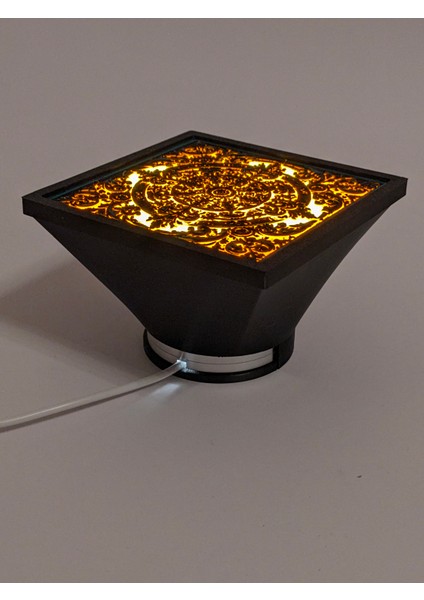 Hueforge 100X100MM LED Lamba Kiti Işık Kutusu