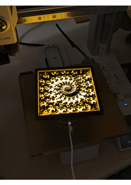 Hueforge 100X100MM LED Lamba Kiti Işık Kutusu fiyatları