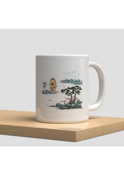 Beyaz Kupa Bardak A56 - Sarah Kay Arkadaşlık Dostluk Kardeşlik Aşk Sevgi