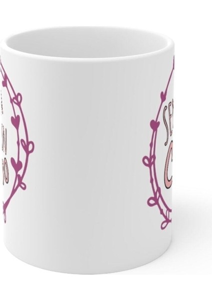 Senin Adın Cano Tasarımlı Basklı Kahve Kupası fiyatları