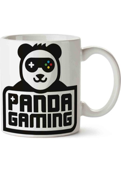 Panda Gaming Porselen Kupa Bardak