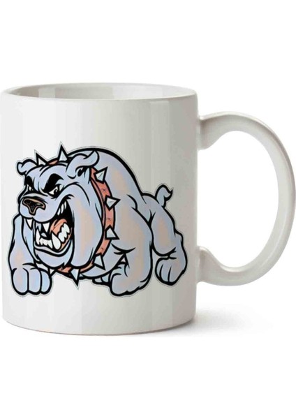 Bulldogs Canterbury Köpek Dog Porselen Kupa Bardak