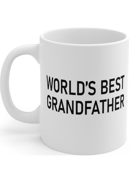 Beyaz Modern Family Tv Series Best Grandpa Baskılı Kupa Bardak