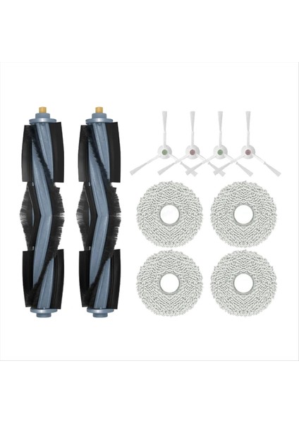 Zemin 3 Istasyonlu Robot Süpürge Ana Yan Fırça Paspas Bezi Bez Yedek Parça Aksesuarları (Yurt Dışından)