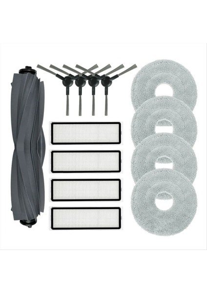 L10S Pro Gen 2 Robot Süpürge Ana Yan Fırça Paspas Bezi Filtre Aksesuarları Yedek Parçaları (Yurt Dışından)