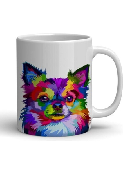 Chihuahua Köpek Baskılı Bardak