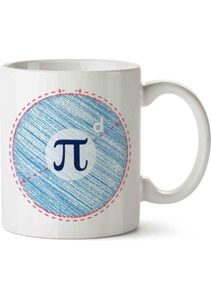 Formül Pi Sayısı Dünya Pi Günü 2 Porselen Kupa Bardak