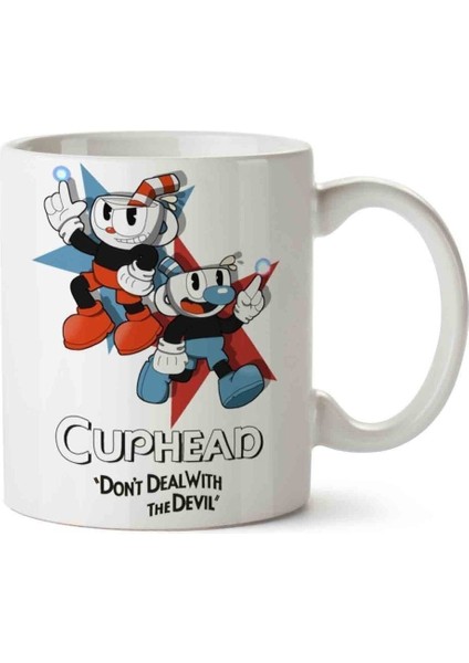 Cuphead And Mugman Porselen Kupa Bardak
