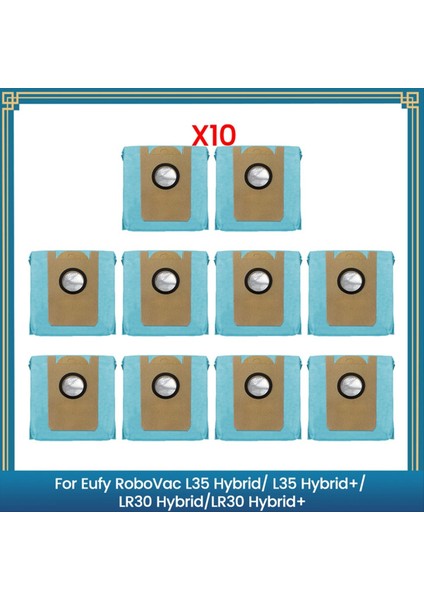 Robovac L35 HYBRID/L35 HYBRID+/LR30 HYBRID/LR30 Hybrid+ Elektrikli Süpürge Parçası Yedek Çöp Torbası Için Toz Torbaları, A (Yurt Dışından)
