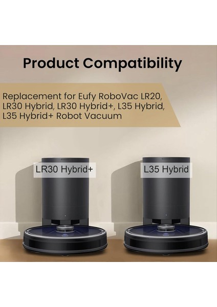 Robovac L35 HYBRID/L35 HYBRID+/LR30 HYBRID/LR30 Hybrid+ Elektrikli Süpürge Parçası Yedek Çöp Torbası Için Toz Torbaları, A (Yurt Dışından) fiyatları
