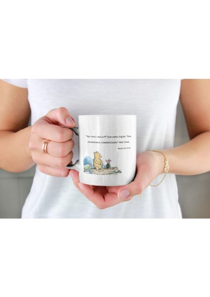 Beyaz Kupa Bardak Winnie The Pooh Arkadaşlık Kardeşlik Dostluk fiyatları