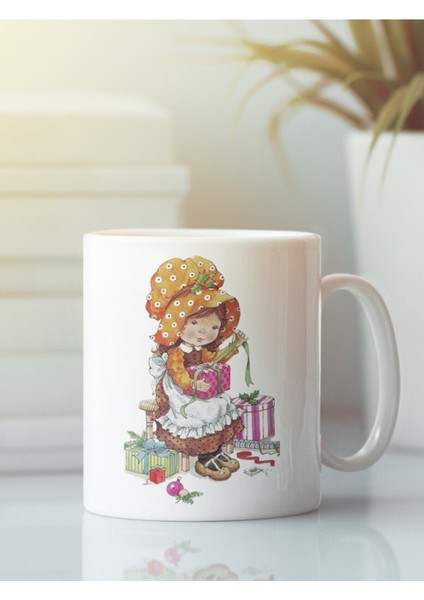 Beyaz Kupa Bardak vintage Nostalji