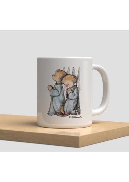 Beyaz Kupa Bardak A64- Denizci Ayı Denizcilik Kaptan Çapa