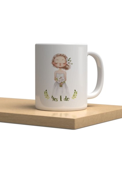 Beyaz Kupa Bardak G29 - Aşk Sevgi Sevgililer Günü Evlilik