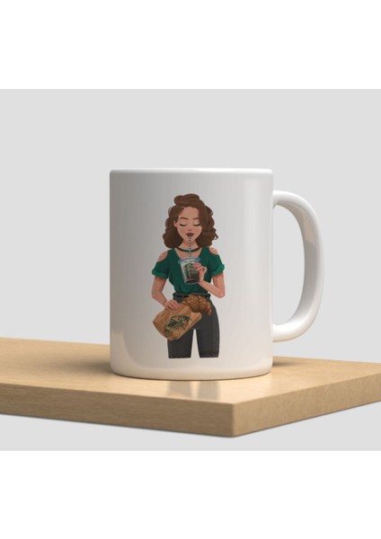 Beyaz Kupa Bardak A233 - Aşk Hediye Doğum Günü Yılbaşı Sevgi Arkadaşlık Dostluk Kardeşlik