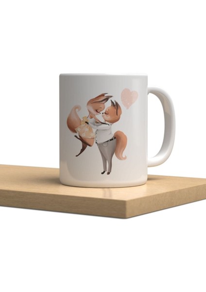 Beyaz Kupa Bardak G27 - Aşk Dostluk Arkadaşlık Sevgi Sevgililer Günü Yılbaşı