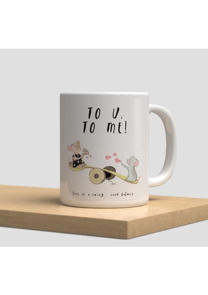 Beyaz Kupa Bardak A279 - Yeni Yıl Yılbaşı Hediye Arkadaşlık Dostluk Sevgi Aşk Çiçek