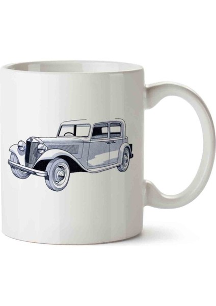 Carro Vintage Porselen Kupa Bardak