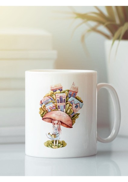 Beyaz Kupa Bardak G127 Aşk Dostluk Arkadaşlık Sevgi Kardeşlik Doğum Günü