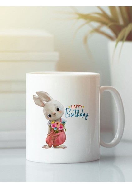 Beyaz Kupa Bardak G124 Aşk Dostluk Arkadaşlık Sevgi Kardeşlik Doğum Günü