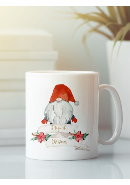 Beyaz Kupa Bardak G184 Aşk Yeniyıl Yılbaşı Noel Dostluk Arkadaşlık Sevgi Kardeşlik Doğum Günü