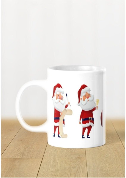 Hediyelik Yeniyıl / Yılbaşı / Noel Baba Baskılı Kupa Bardak fiyatları