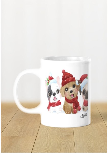 Hediyelik Yeniyıl / Yılbaşı / Noel Baba Baskılı Kupa Bardak