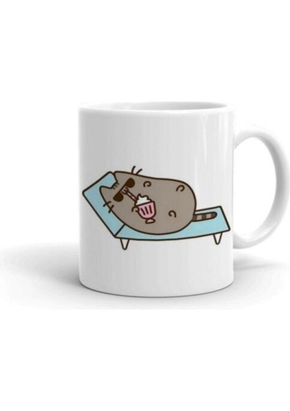 Tatilci Pushen Baskılı Kupa/bardak