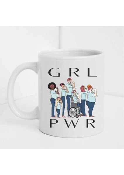 Kadınlar Gününe Özel Baskılı Kupa