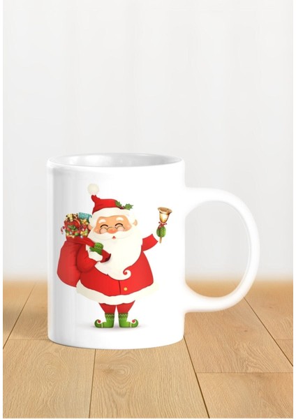 Hediyelik Yeniyıl / Yılbaşı / Noel Baba Baskılı Kupa Bardak