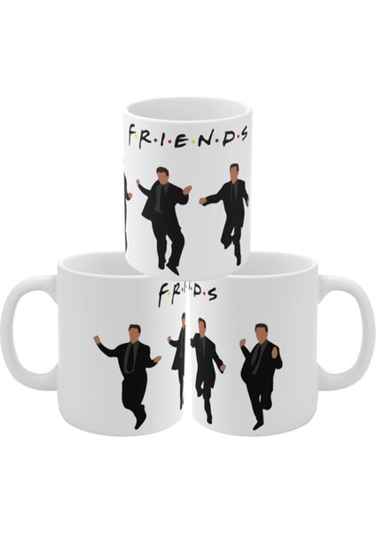 Friends Tv Series Chandler Dance Baskılı Kupa Bardak