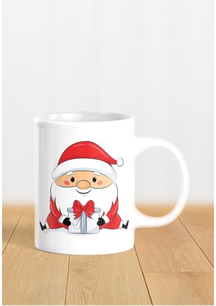 Hediyelik Yeniyıl / Yılbaşı / Noel Baba Baskılı Kupa Bardak