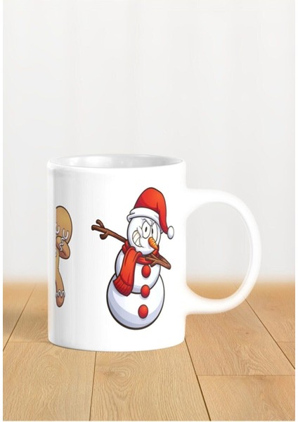 Hediyelik Yeniyıl / Yılbaşı / Noel Baba Baskılı Kupa Bardak