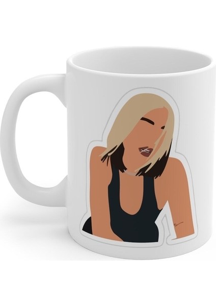 Dua Lipa Baskılı Kupa Bardak