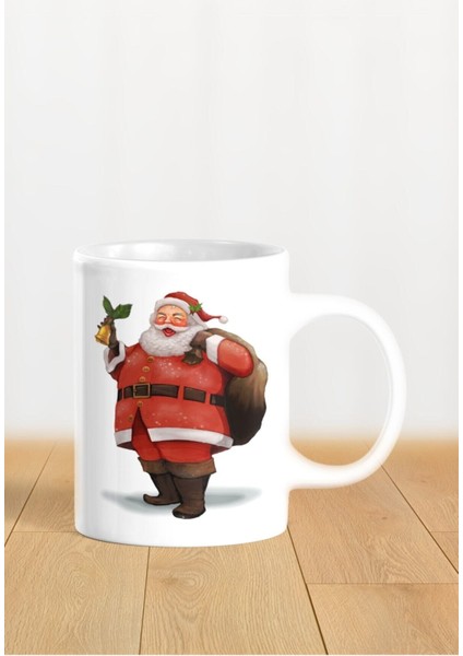 Hediyelik Yeniyıl / Yılbaşı / Noel Baba Baskılı Kupa Bardak